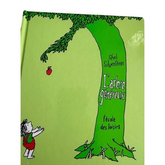 THE GIVING TREE French Shel Silverstein L'arbre Generelux Hardcover Book - Picture 7 of 9